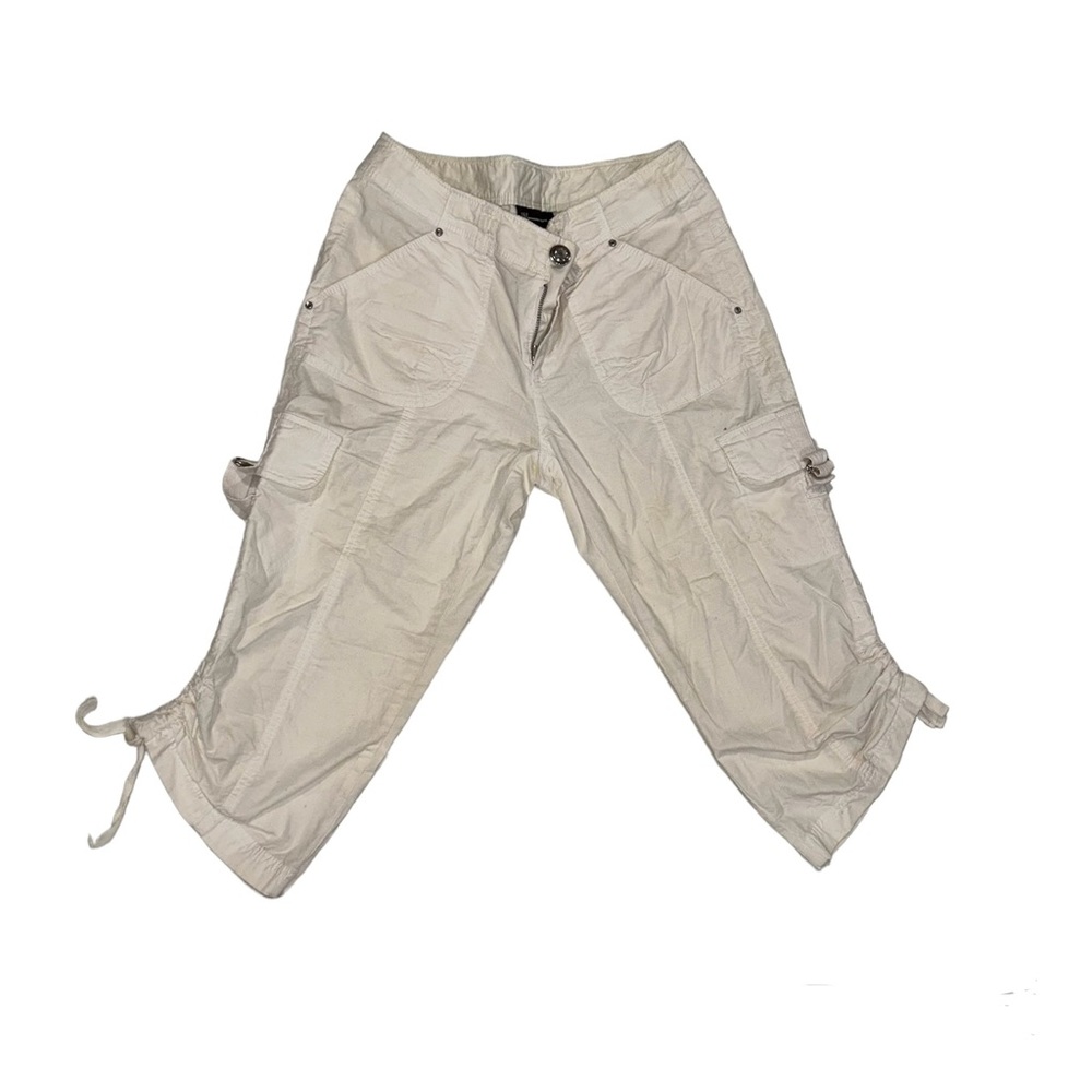 INC (International Concepts) White Pant Cargo/Capri Size 4